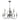 Dickens 9 Light Pendant Pewter