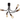 A1 - Tangle Flexible 5 Light Black & Brushed Copper