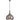A1 - Arlington Faded Smoked Pendant & Polished Nickel Suspension