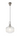 A1 - Arlington Clear Pumpkin Ribbed Glass & Polished Nickel Suspension