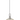 A1 - Arlington Champagne Pumpkin Ribbed Glass & Polished Nickel Suspension