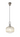 A1 - Arlington Champagne Pumpkin Ribbed Glass & Polished Nickel Suspension