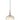 A1 - Arlington Champagne Pumpkin Ribbed Glass & Copper Suspension