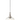 A1 - Arlington Clear Pumpkin Ribbed Glass & Antique Silver Suspension