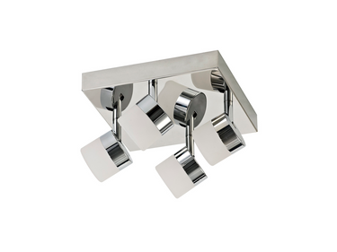 Miko 4 Light Plate Polished Chrome IP44