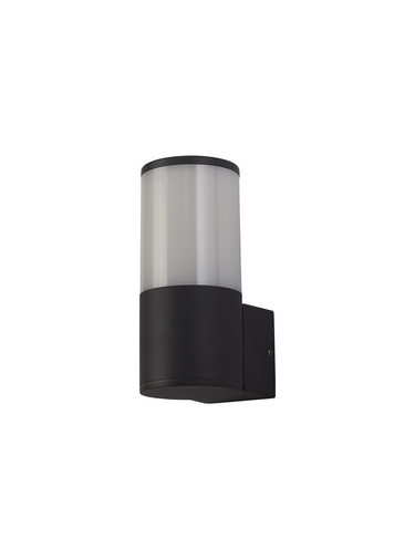 Cillan Upward Wall Light Anthracite & Opal Glass IP54