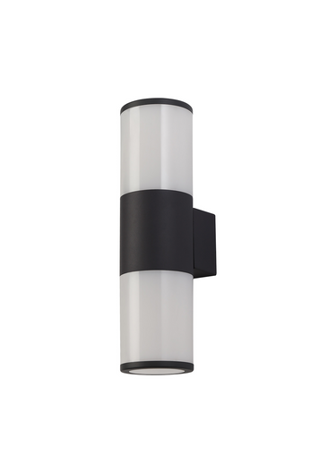 Cillan Up/Down Wall Light Anthracite & Opal Glass IP54