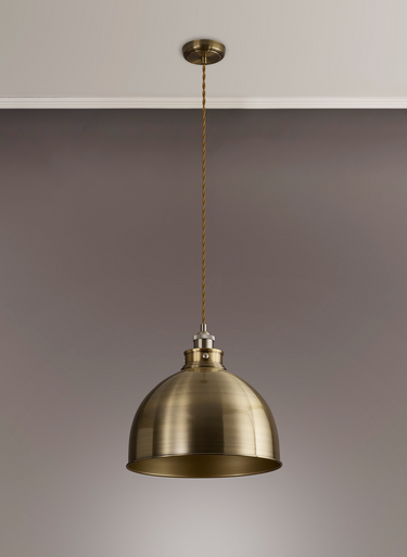 Nomad Large Single Pendant Antique Brass