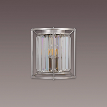 Dynasty 2 Light Wall Bracket Polished Nickel