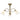 Doublet 3 Light Semi Flush Antique Brass
