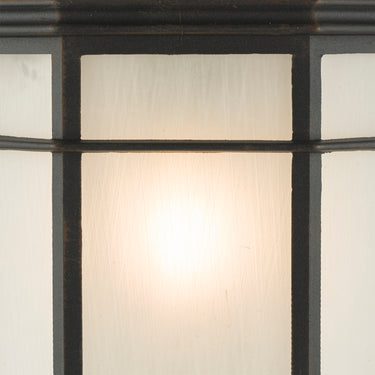 Dulbecco Wall Light Black and Acrylic IP44