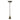 Duxford 1 Light Suspension Antique Brass