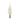 SES (E14) Candle (Flame Tip) LED 4W Clear Dimmable