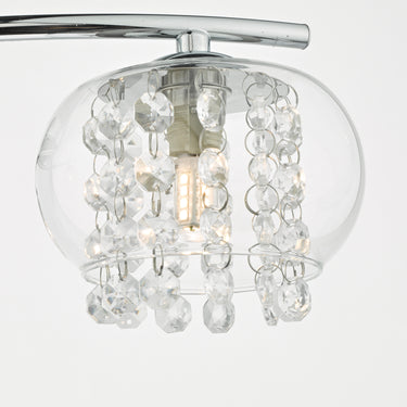 Elma 3 Light Semi Flush Polished Chrome