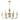 Emile 6 Light Pendant Rustic French