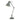 Eunice Task Lamp Grey & Satin Nickel