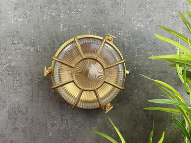 Solent Radial Bulkhead Raw Brass