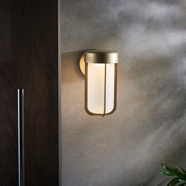 Parkville LED Brushed Gold & Frosted Glass