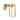 Parkville LED Brushed Gold & Frosted Glass