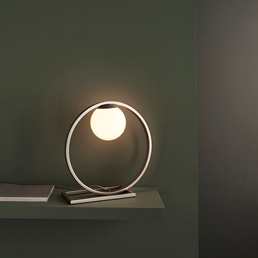 Bonnie Table Lamp Brushed Silver