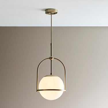 Shackleton Single Pendant Antique Brass