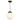 Fairfax Small Single Pendant in Antique Brass with Opal Glass