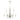 Flemish 9 Light Pendant Distressed Powder Grey/Gold