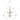 Flemish 15 Light Pendant Distressed Powder Grey