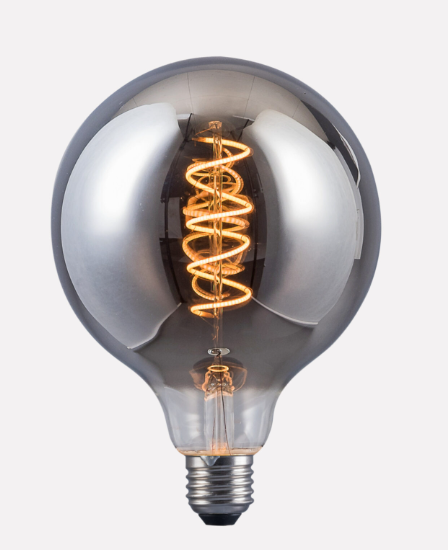 ES (E27) G125 LED 4W Smoked Dimmable