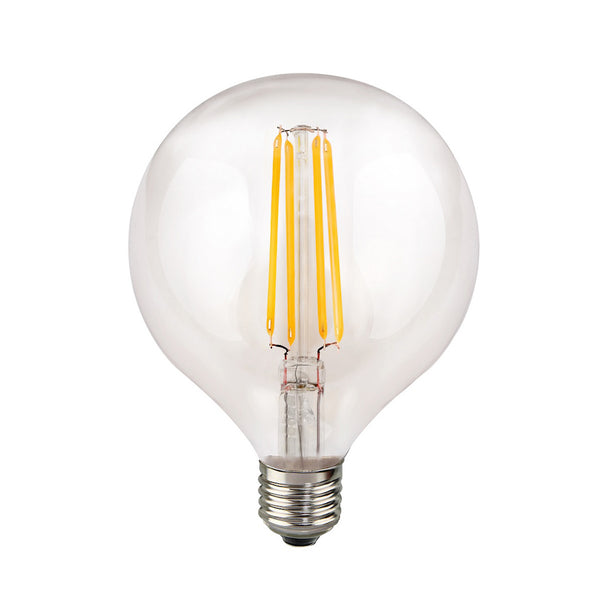 ES (E27) G125 LED 8W Clear Dimmable