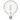ES (E27) 8 Watt G125 Clear White Filament LED Dimmable