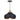 Gaucho 1 Light Pendant Black