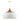 Gaucho 1 Light Pendant White Large