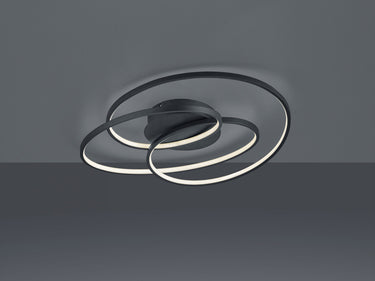 Zephyr LED Matt Black Small