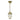 Harbour 1 Light Pendant Brass IP43