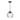 Henley Single Pendant in Antique Brass