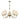 Hicks 5 Light Pendant Antique Brass