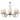 Hicks 8 Light Pendant Antique Brass