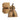 Idaho Single Wall Bracket Natural Brass