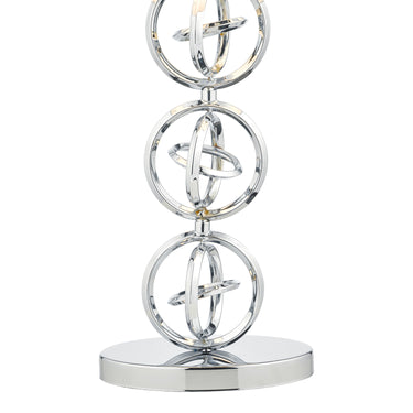 Innsbruck Table Lamp Polished Chrome c/w Shade
