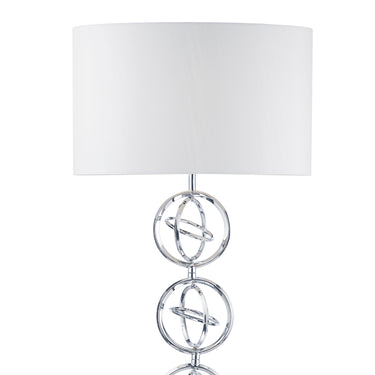 Innsbruck Floor Lamp Polished Chrome c/w Shade