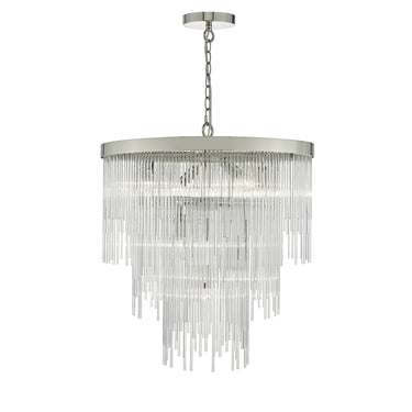 Isla 7 Light Pendant Polished Chrome