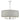 Jamelia 5lt Pendant Polished Chrome & Grey