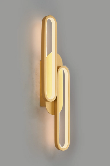 Klip LED Wall Light Brushed Gold