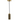 Knurled 1 Light Suspension Aged Brass