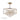 Laura Ashley Vienna Crystal & Antique Brass 3 Light Semi Flush Ceiling Light