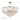 Laura Ashley Vienna Crystal & Antique Brass 5 Light Semi Flush Ceiling Light