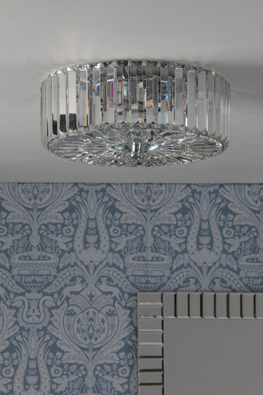 Laura Ashley Fernhurst 3LT Flush Polished Chrome (Large)