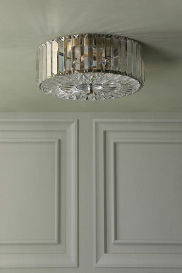 Laura Ashley Fernhurst 3LT Flush Antique Brass (Large)