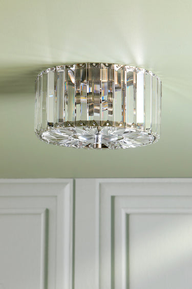 Laura Ashley Fernhurst 3LT Flush Antique Brass (Small)